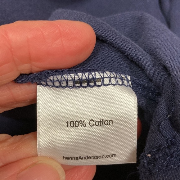 Hanna Andersson swim trunk and tee red white blue stripes and stars size 130 6/7 - Picture 11 of 11